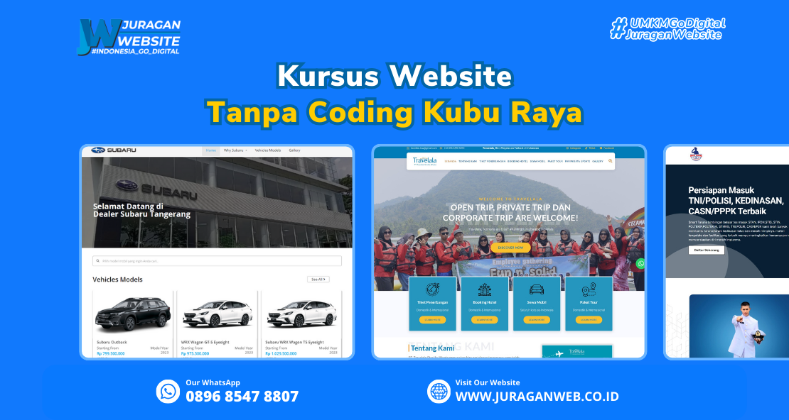 Kursus Website Tanpa Coding